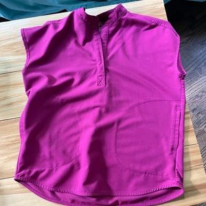 Figs dark magenta top